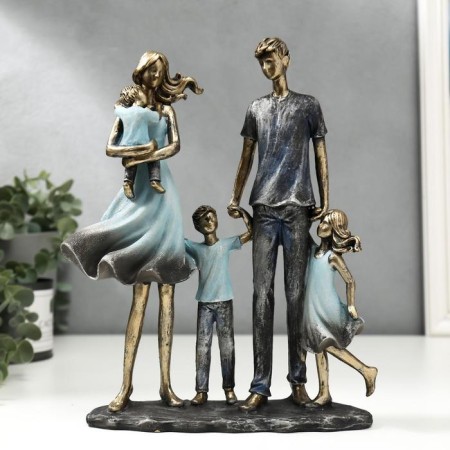 Souvenir Polystone "Big Family" 26.5x7.5x21 cm