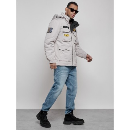Male jacket, size 56, gray color-2