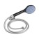 Bath mixer Zein Z2493, pour 35 cm, 35 mm cartridge, with shower, black/chrome