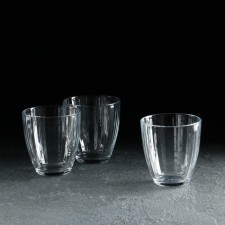 Set of glass glasses Linea, 3 pcs, 280 ml