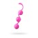 Vaginal balls Seven Creations, silicone, pink color, d = 3.5 cm