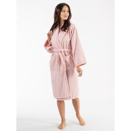Frequency bathrobe, size 50, cream color-2