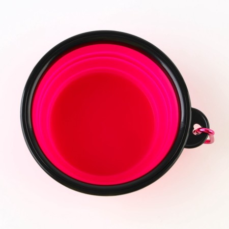 Silicone Yoga, 350 ml, fuchsia, 12.8 x 4.5 cm-5