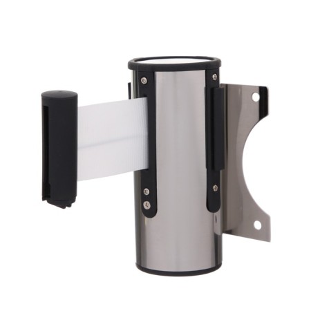 Wall block with exhaust ribbon-180cm white, height-13.5cm, width 11cm
