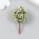 Artificial plant for creativity plastic "White Cloud" 2.3x3.6 cm
