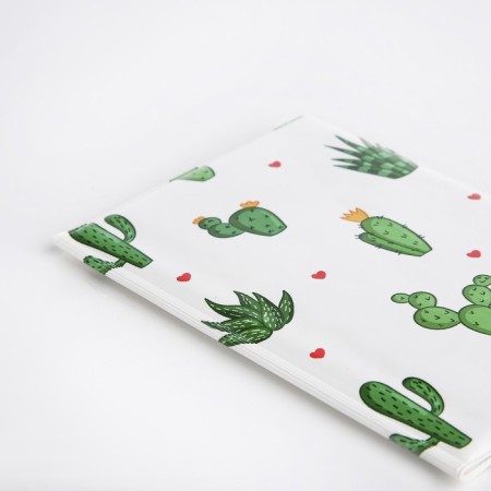 Passport cover, white/green color-4