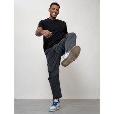 Cargo jeans men, size 52, dark gray color