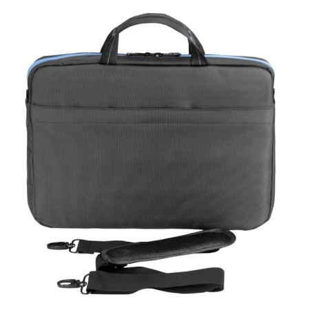 Business bag, lightning department, external pocket, black color-1