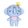 Figure eraser "Elephant", mix