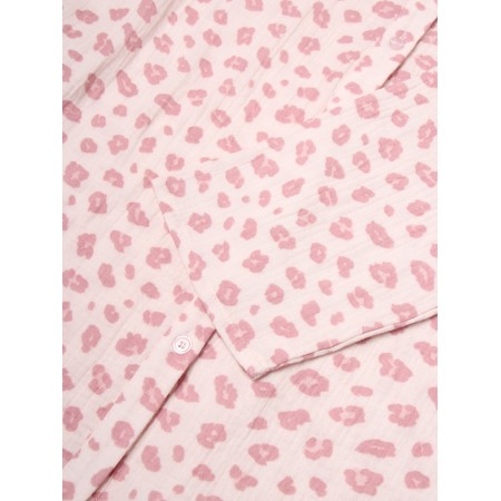 Female set (shirt, trousers) KAFTAN "Muslin: Pink Leopard" p. 52-54-2
