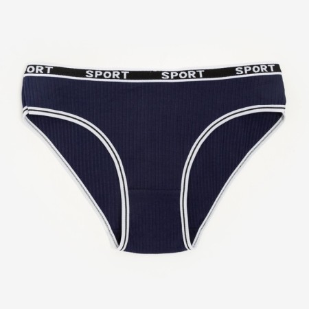 Women's panties, dark blue color, size 46-48