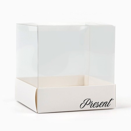 Pressent confectionery box, 10 x 10 x 10 cm-2