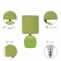 Rivoli Sheron 1he14, 40 watts ceramics salad with a lampshade