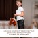 Soft toy "horse-horseman", on a stick, mix, brown color