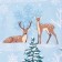 Bed linen "Ethel" 2 joint venture winter magic 175*215 cm, 200*220 cm, 70*70 cm - 2 pcs