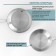 Hanna Knövell stainless steel pan, d = 26 cm, h = 5 cm, wall thickness 0.6 mm, handle length 25 cm, induction