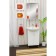 Cabinet-mirror lina 55 white gloss, left 26.5 cm x 55 cm x 73 cm
