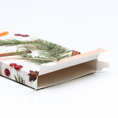 Gift box for tiles of chocolate without a window "Mandarina", 17.1 x 8 x 1.4 cm-5