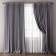 Curtains "Ommma" 240 x 270 cm - 2 pcs, tulle 500 x 270 cm, gray