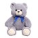 Soft toy "Bear Steve" color gray, 45 cm