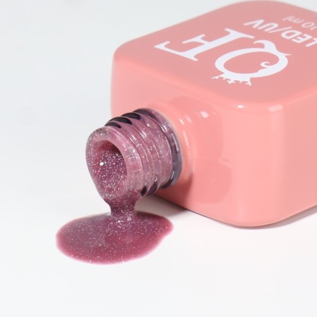 NUDE Color Glow nail polish gel, 3 phase, 10 ml, led/uv, color (27)-4