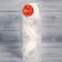 Set of balls plastic D-8 cm, 3 pcs "Galata Snowflake" silver-white