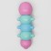 Chewing toy "caterpillar", tpr, 12.5 cm, mix of flowers