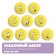 Sugar medallions Top Decor, "Smiley", 27 mm, set 63 pcs.