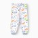 Pants children, white color/dinosaurs, height 68 cm