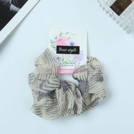 Hair elastic band "Orbit" Tenderness Autumn, 10 cm-1