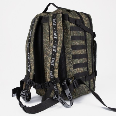 Tactical backpack, TAIF, 35 l, lightning department, 2 outer pockets, camouflage color/green-3