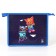A5 notebook folder on a zipper on top plastic PM-A5-29 UNIV "September 1: animals"