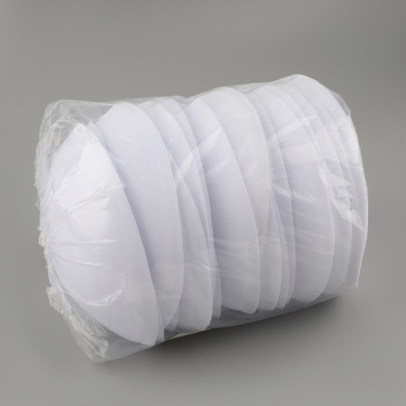 Cups for the bra “circle”, 2xl (52), d = 16.5 cm, pair, white color-4