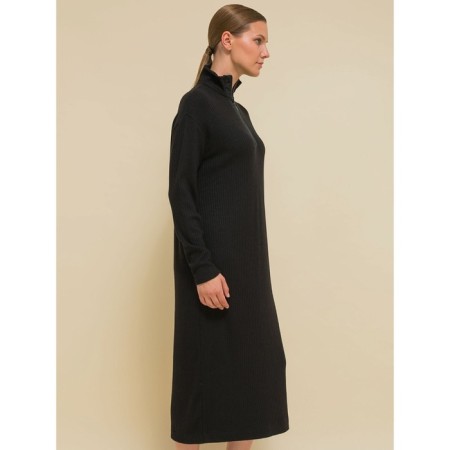 Women's dress, size 42, black color-2