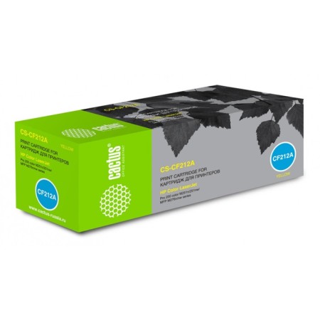 Cactus CS-CF212A CF212A cartridge, for HP LJ Pro 200 M251/M276, 1800 pages, yellow color-1