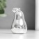 Souvenir Ceramics "Pear" silver 3.4x3.4x5.5 cm