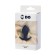 Anal plug Glob, silicone, purple color, 8 cm, d = 4 cm