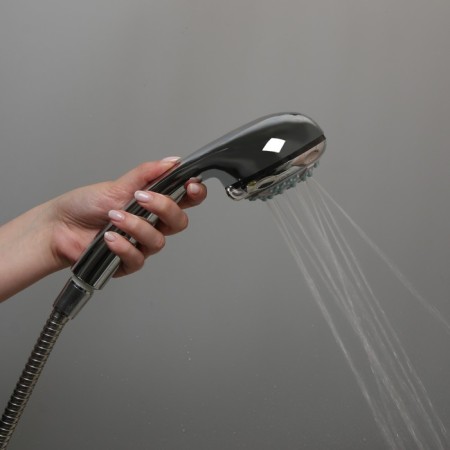 Shower watering can Accoona A330, 3 modes, plastic housing, chromium color-4