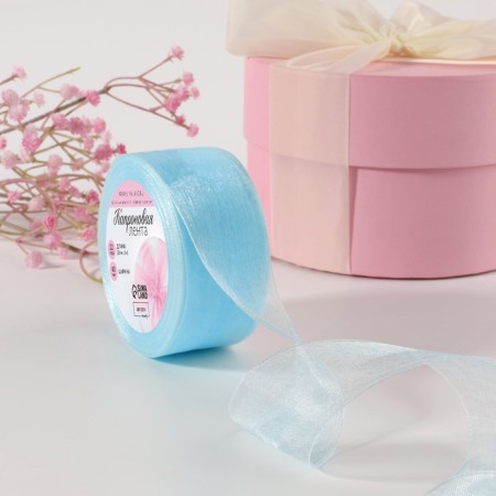 Kapron tape, 40 mm, 20 ± 1 m, dark blue color