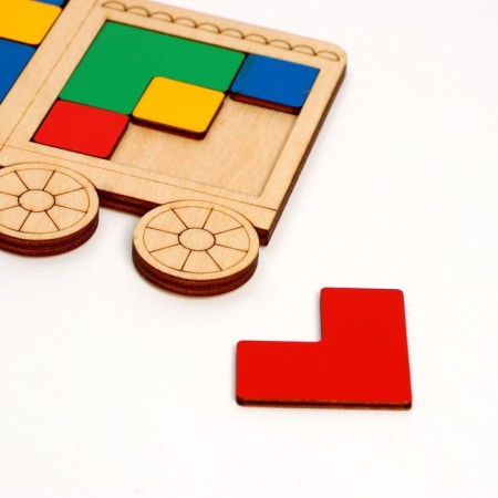 Mosaic puzzle "Funny steam locomotive", 32 details-3