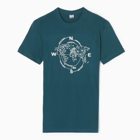 Print T -shirt with print, sea wave, size 54