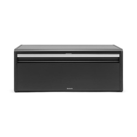Brabantia breadbine, black matte color, 46.4x25x18.7 cm