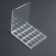 Organizer for decor, 20 blocks, 14.5 × 12.5 × 1.7/2.8 × 2.1 × 1.3 cm, the color is transparent