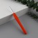 Knitting hook, with silicone handle, d = 4.5 mm, 14 cm, red color