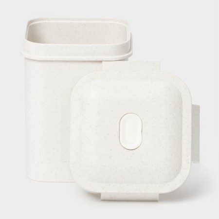 Lunch - boxing box "Univers", 550 ml, 9 × 9 × 11.9 cm, beige color-1