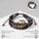 Bracelet Skin "Bright weaving" tree, color brown-blue, d = 8 cm
