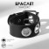 Bracelet Unisex "Hardcore" strap, black color in silver