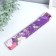 Fan bamboo, textiles h = 21 cm "flowers" with a cover, purple