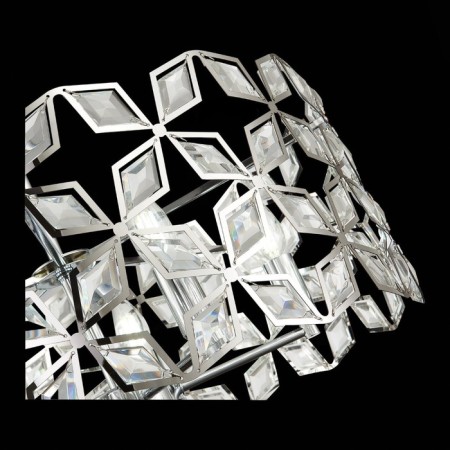 Suspension lamp ST LUCE. SL1104.103.05. CASTO. 5x60 watts, E14, 58x58x23 cm, chromium color-12