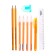 Penal soft, 1 compartment, 95 x 205 mm, flat, with filling 9 items, calligrata "geese-gushi", universal
